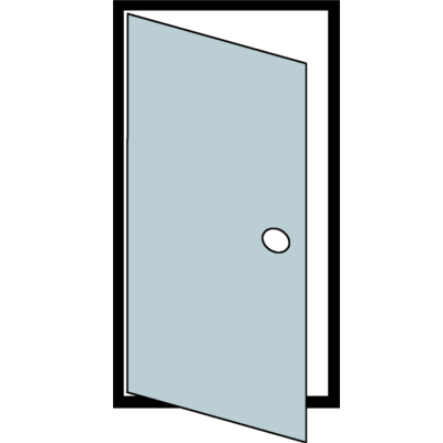 Icon offene Tür